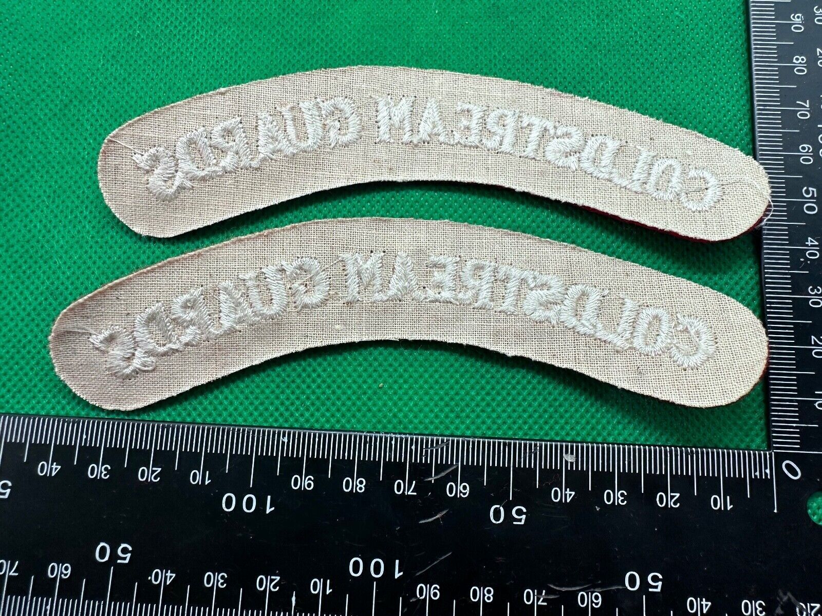 Coldstream Guards British Army Shoulder Titles Pair - WW2 Onwards Pattern - The Militaria Shop
