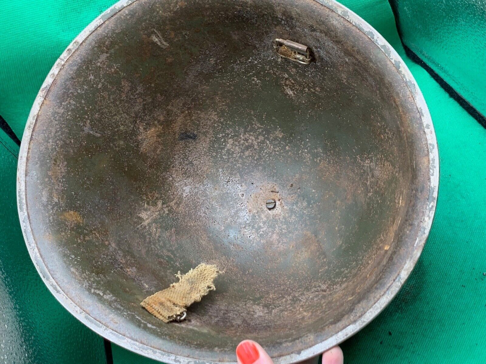 Genuine WW2 Canadian & British Army Helmet - Turtle Mk3 Helmet - The Militaria Shop