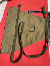 Charger l'image dans la galerie, Original WW2 US Army M1928 Haversack Pack Tail - 1944 Dated - The Militaria Shop