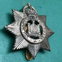 Charger l'image dans la galerie, Original WW2 British Army Cap Badge - The Devonshire Regiment - The Militaria Shop