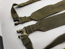 Charger l'image dans la galerie, Original WW2 British Army 37 Pattern Canvass L Straps Set - The Militaria Shop