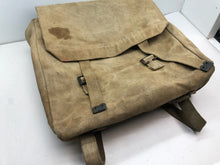 Load image into Gallery viewer, Original British Army WW2 37 Pattern Soldiers Large Pack & Straps - 1940 Dat - The Militaria Shop