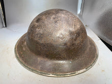 Load image into Gallery viewer, Original WW2 British Army Mk2 Army Combat Helmet - The Militaria Shop