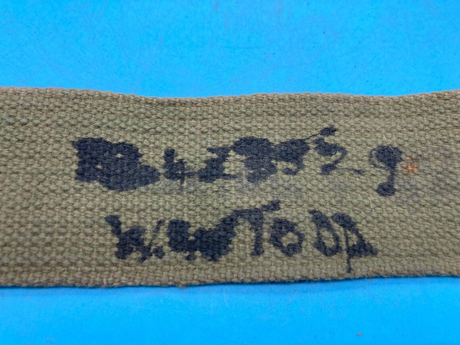 Original WW2 British Army 37 Pattern Shoulder / Cross Strap - The Militaria Shop