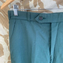 Load image into Gallery viewer, Genuine British Army Green Barrack Dress Trousers - Size 30" Waist - The Militaria Shop