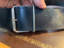 Load image into Gallery viewer, Black Leather Pistol Belt - 28 Inch Max - B68 - The Militaria Shop