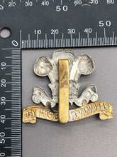 Load image into Gallery viewer, Original WW1 British Army Caernarvon & Denbigh Yeomanry Cap Badge - The Militaria Shop