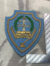 Load image into Gallery viewer, Large Size Bullion Weave - Lybian Police Badge - The Militaria Shop