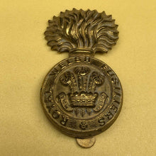 Load image into Gallery viewer, Original WW2 Era British Army Royal Welch Fusiliers Cap Badge - The Militaria Shop
