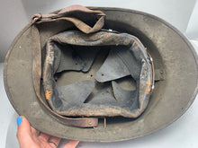 Load image into Gallery viewer, Original WW2 French Army M1926 Adrian Helmet - Divisional Markings - The Militaria Shop