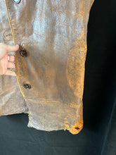 Lade das Bild in den Galerie-Viewer, Original WW2 British Army ATS Leather Jerkin - 40" Chest - The Militaria Shop