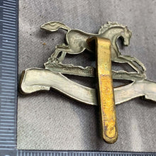 Load image into Gallery viewer, Original WW2 British Army Cap Badge - 3rd The King's Own Hussars - The Militaria Shop