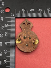 Load image into Gallery viewer, Original WW1 British Army 7th Queen's Own Hussars Cap Badge - The Militaria Shop