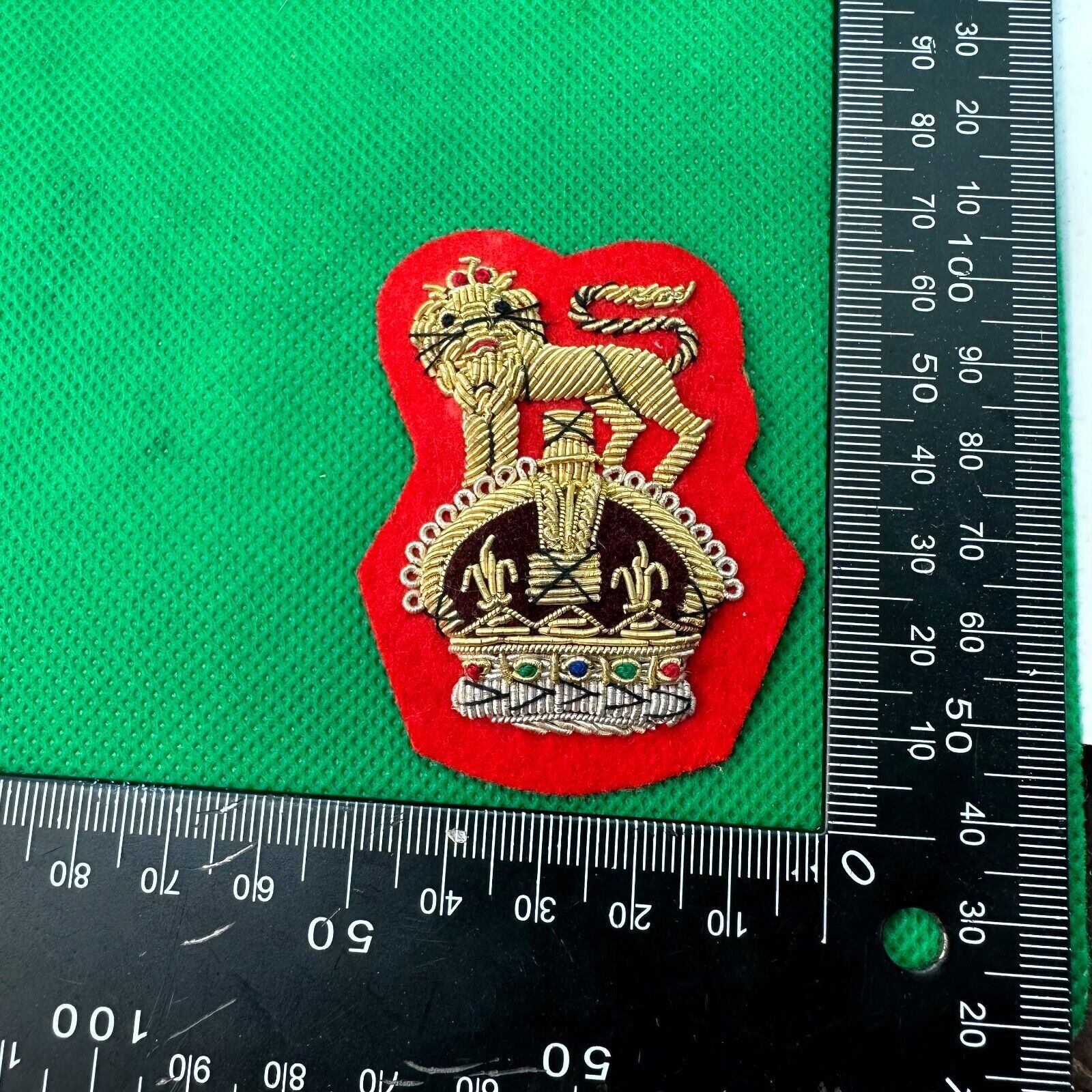 British Army Pay Corps Kings Crown Cap / Beret / Collar / Blazer Badge - UK Made - The Militaria Shop