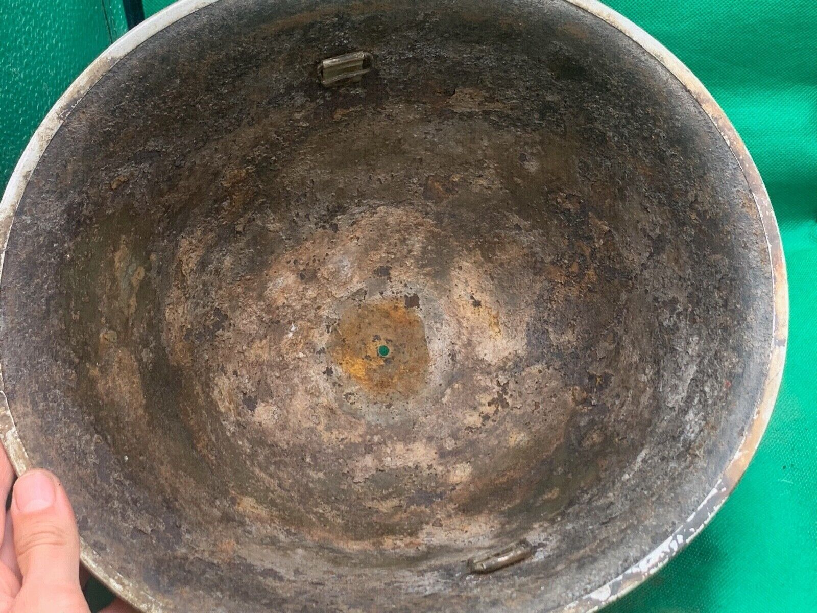 Original WW2 British Army / Canadian Army Mk3 Turtle Combat Helmet - The Militaria Shop