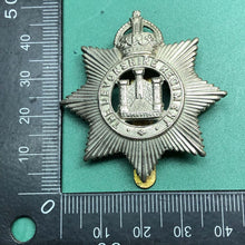 Load image into Gallery viewer, Original WW2 British Army Cap Badge - The Devonshire Regiment - The Militaria Shop