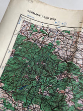 Load image into Gallery viewer, Original WW2 British Army / RAF Maps of Germany - Halle - The Militaria Shop