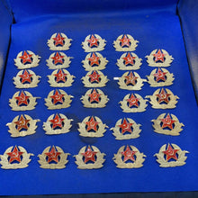 Load image into Gallery viewer, Original Russian Army Soviet Cap Badge - Hammer & Sickle - The Militaria Shop