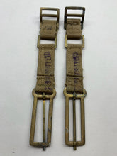 Charger l'image dans la galerie, Original WW2 British Army 37 Pattern Brace Adaptors - Bagcraft Ltd - The Militaria Shop