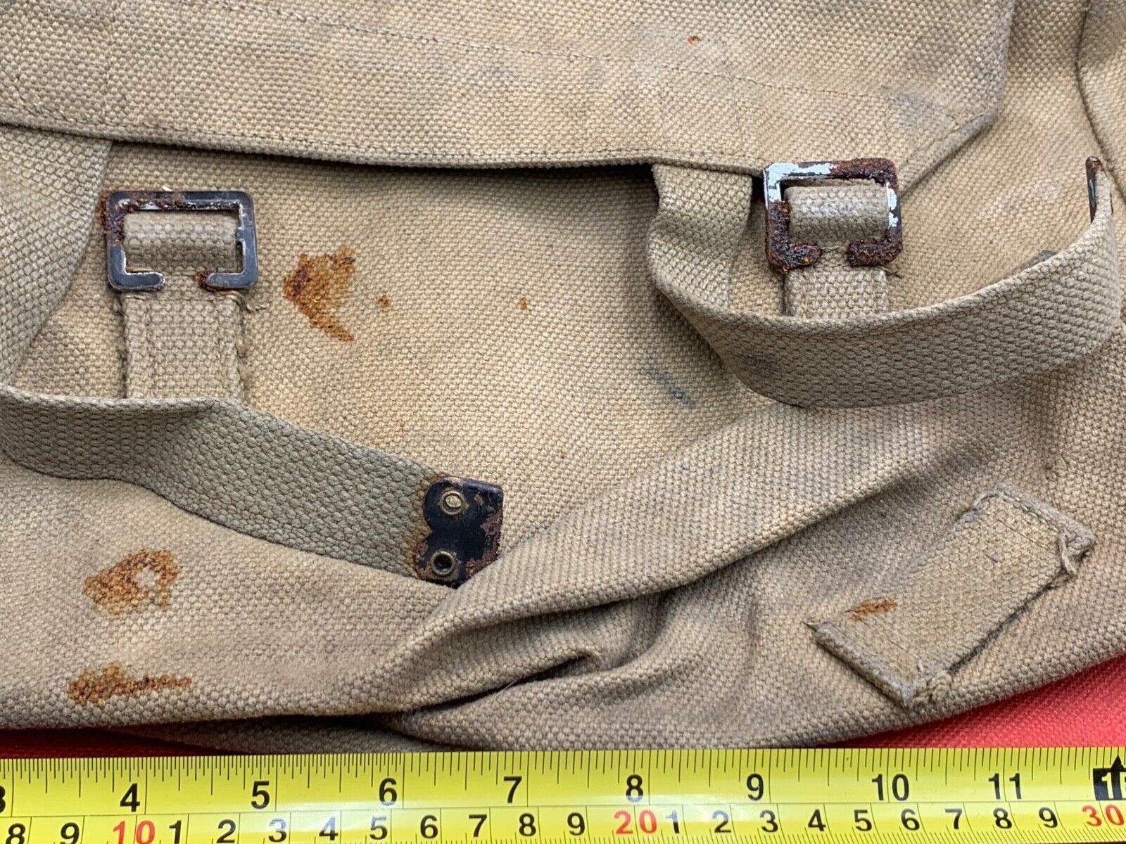 Original British Army 37 Pattern Large Pack - WW2 Pattern - Used Condition - The Militaria Shop