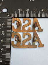 Load image into Gallery viewer, Original WW1 British Army Service Corps (A.S.C.) Shoulder Titles - The Militaria Shop