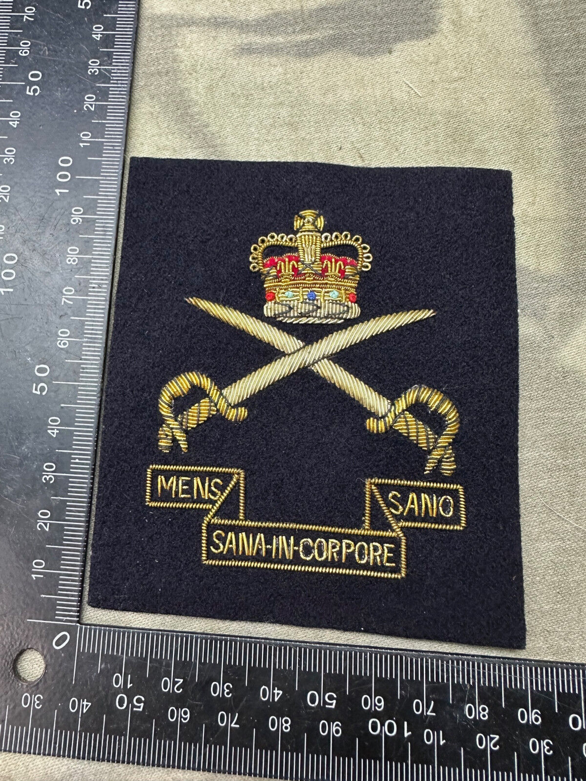 British Army Bullion Embroidered Blazer Badge - Army Physical Training Corps - The Militaria Shop