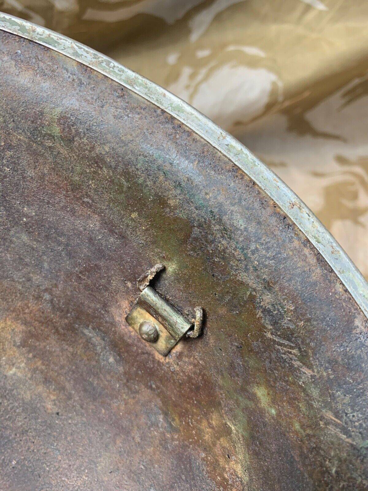WW2 Mk3 High Rivet Turtle - British / Canadian Army Helmet - Nice Original - The Militaria Shop