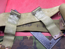 Load image into Gallery viewer, Original WW1 British Army 1908 Pattern Webbing Belt - Kings Own Scottish Borders - The Militaria Shop