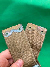 Load image into Gallery viewer, Original WW2 Pattern British Army L Straps Pair - 37 Pattern Webbing Haversack - The Militaria Shop
