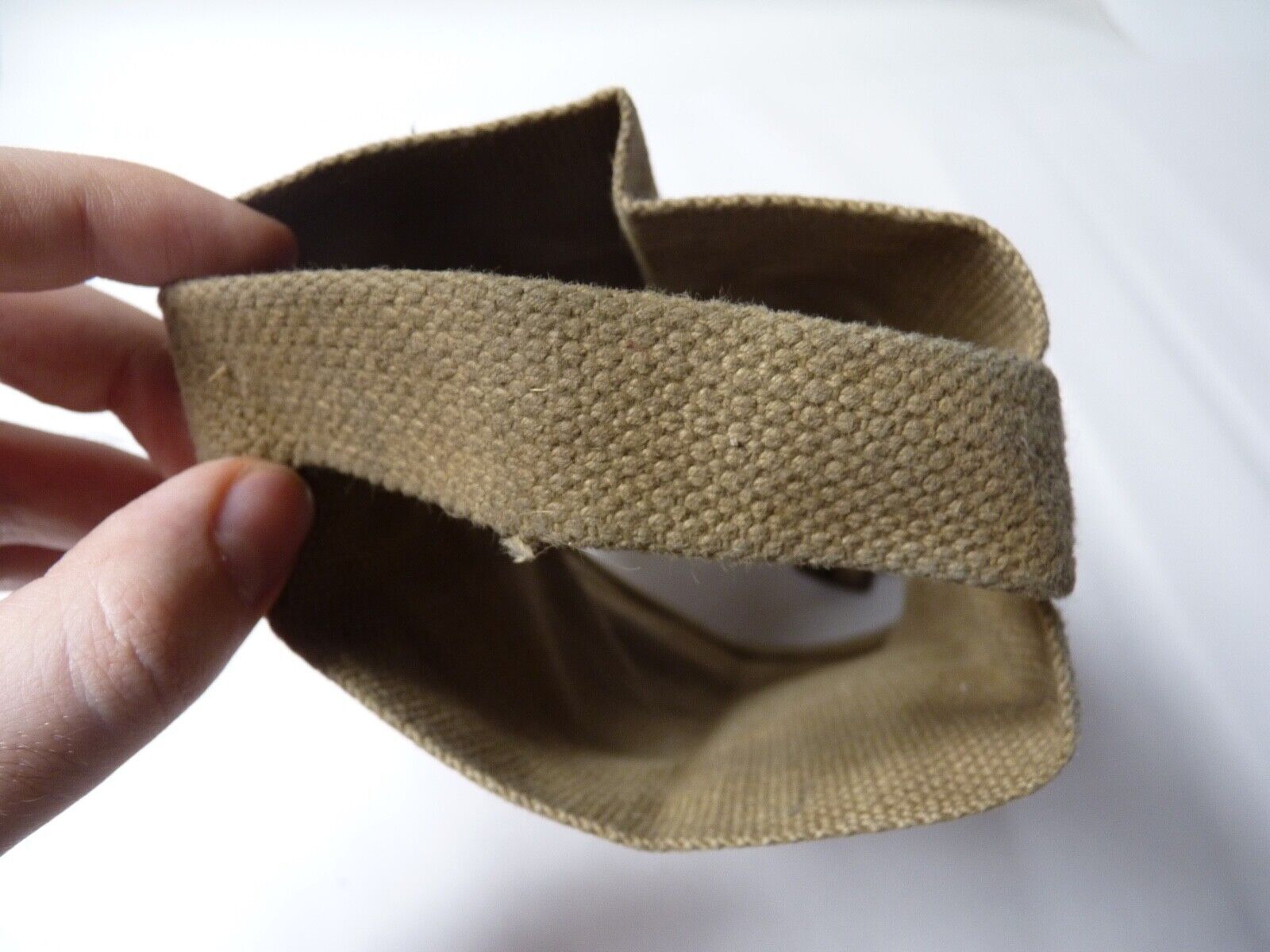 Original WW2 British Army Soldiers Water Bottle Carrier Harness - Dated 1943 - The Militaria Shop