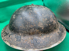 Load image into Gallery viewer, British Army Mk2 Brodie Helmet - Original WW2 - South African Manufactured - The Militaria Shop