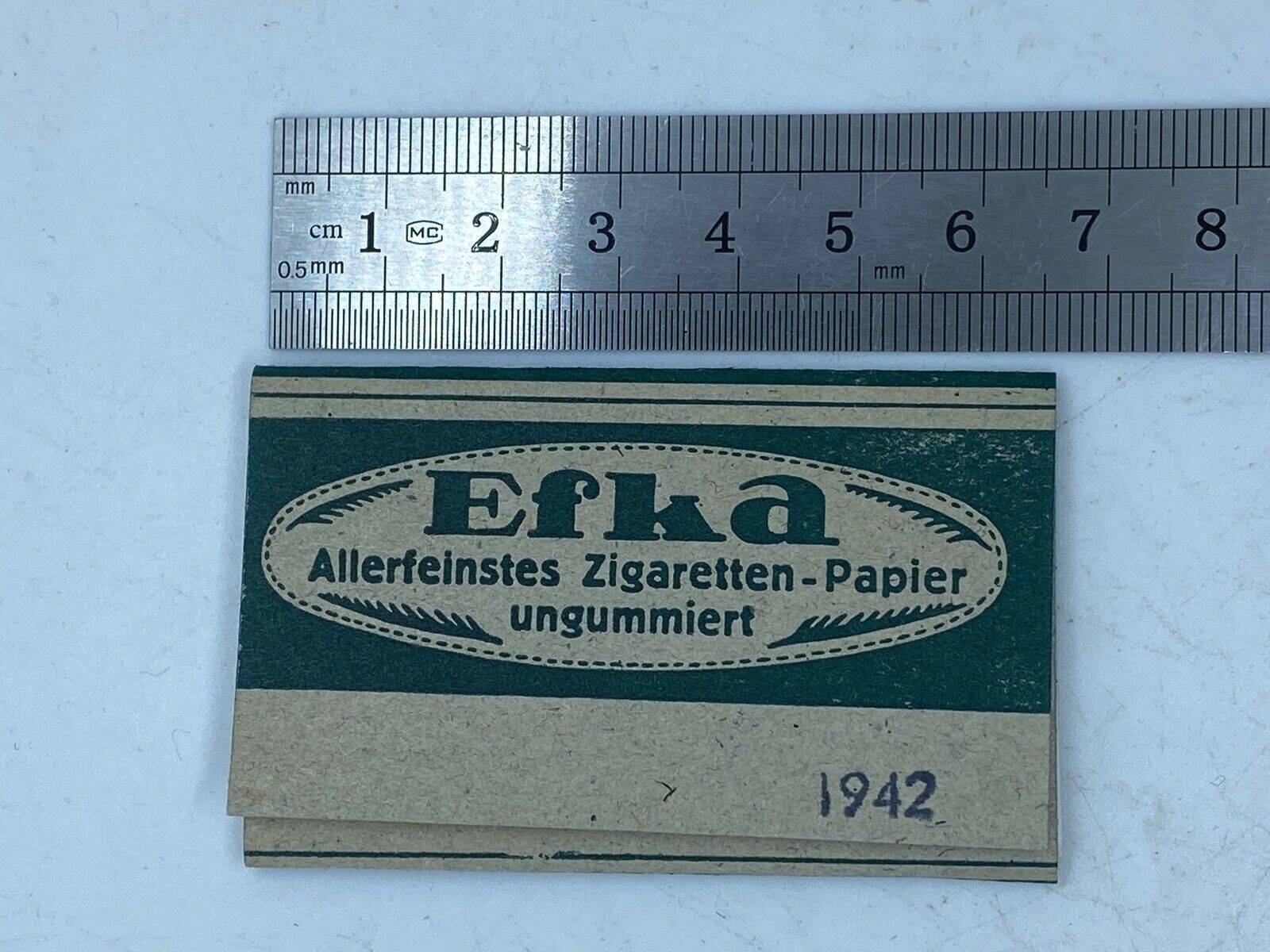ORIGINAL GERMAN WWII WEHRMACHT AFRICA CIGARETTE PAPER "EFKA" - 1942 Da - The Militaria Shop
