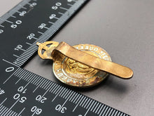 Load image into Gallery viewer, Original WW2 British Army 7th Queen's Own Hussars Cap Badge - Kings Crown - The Militaria Shop