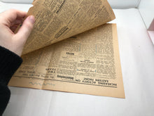 Load image into Gallery viewer, Original WW2 British Newspaper Channel Islands Occupation Jersey - July 1942 - The Militaria Shop