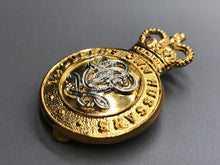 Charger l'image dans la galerie, Genuine British Army 7th Queen's Own Hussars Anodised (Staybrite) Cap Badge - The Militaria Shop