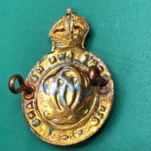 Load image into Gallery viewer, Original British Army Cap Badge Kings Crown - 7th Queen's Own Hussars - The Militaria Shop
