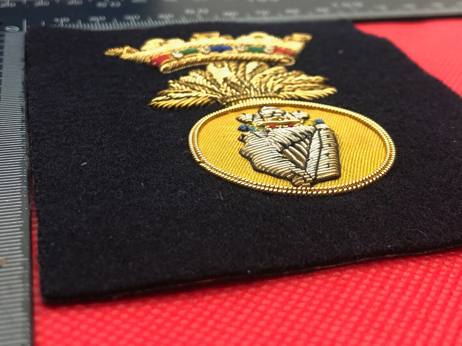 British Army Bullion Embroidered Blazer Badge - Royal Irish Fusiliers - The Militaria Shop