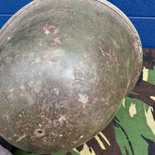 Load image into Gallery viewer, WW2 Canadian Army Mk3 Turtle Helmet - Original Helmet Shell - High Rivet - The Militaria Shop