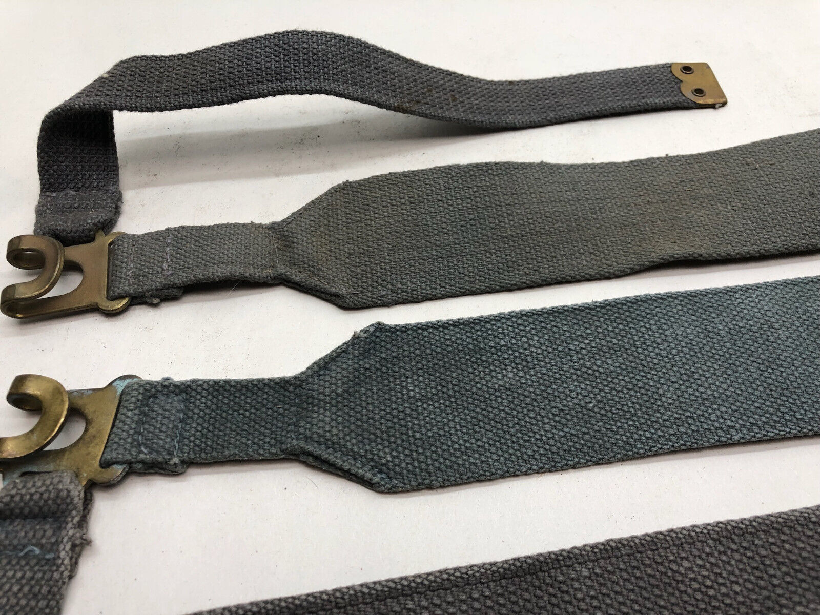 Original WW2 British Royal Air Force Blue 37 Pattern L Strap Set - The Militaria Shop