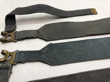 Load image into Gallery viewer, Original WW2 British Royal Air Force Blue 37 Pattern L Strap Set - The Militaria Shop