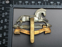 Load image into Gallery viewer, Original British Army WW2 3rd King's Own Hussars Cap Badge - The Militaria Shop