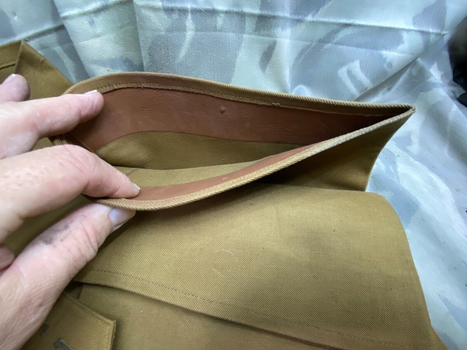 Original WW2 British Army Despatch Rider's Waterproof Leggings - Mint Uniss - The Militaria Shop