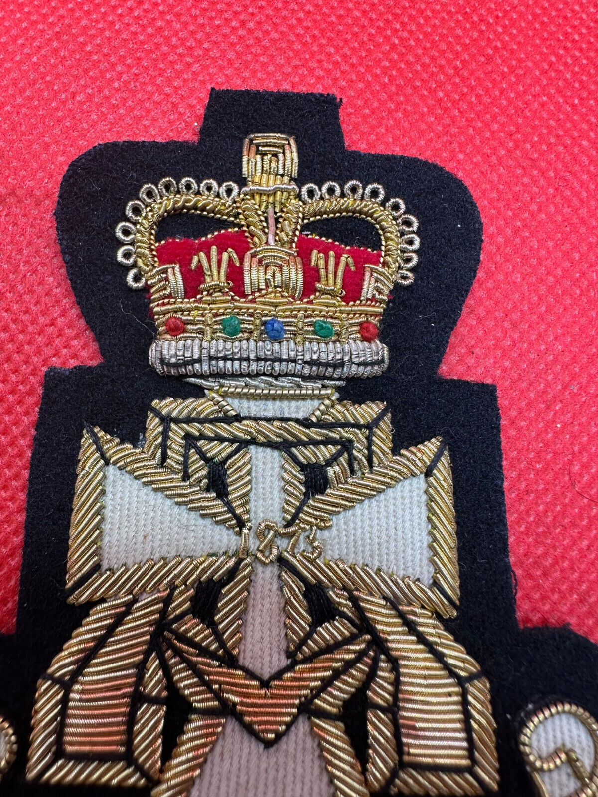 British Army Bullion Embroidered Blazer Badge - The Green Howards - The Militaria Shop