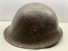 Load image into Gallery viewer, Geunine British / Canadian Army Mk3 WW2 Combat Helmet - Uncleaned Original - The Militaria Shop