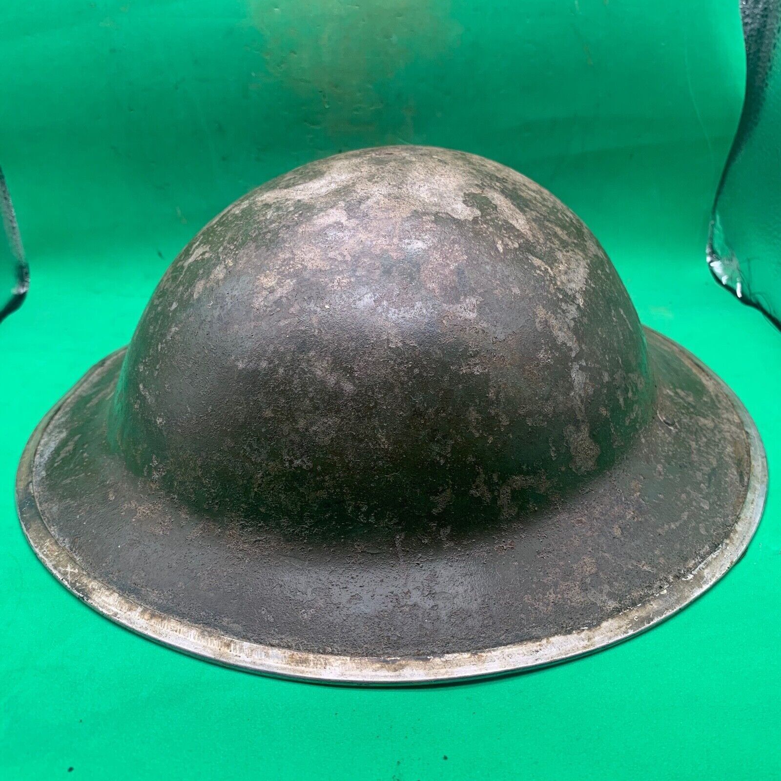 Original WW2 South African Army Mk2 Brodie Helmet - British Style Combat Helmet - The Militaria Shop