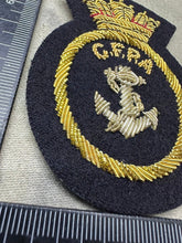 Charger l'image dans la galerie, Merchant Navy Bullion Badge - C.F.P.A & Anchor - The Militaria Shop