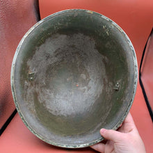 Charger l'image dans la galerie, Original British / Canadian Army WW2 Soldiers Military Combat Mk3 Turtle Helmet - The Militaria Shop