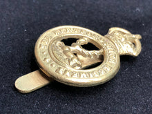 Load image into Gallery viewer, Original WW2 British Army Hertfordshire Regiment Cap Badge - The Militaria Shop