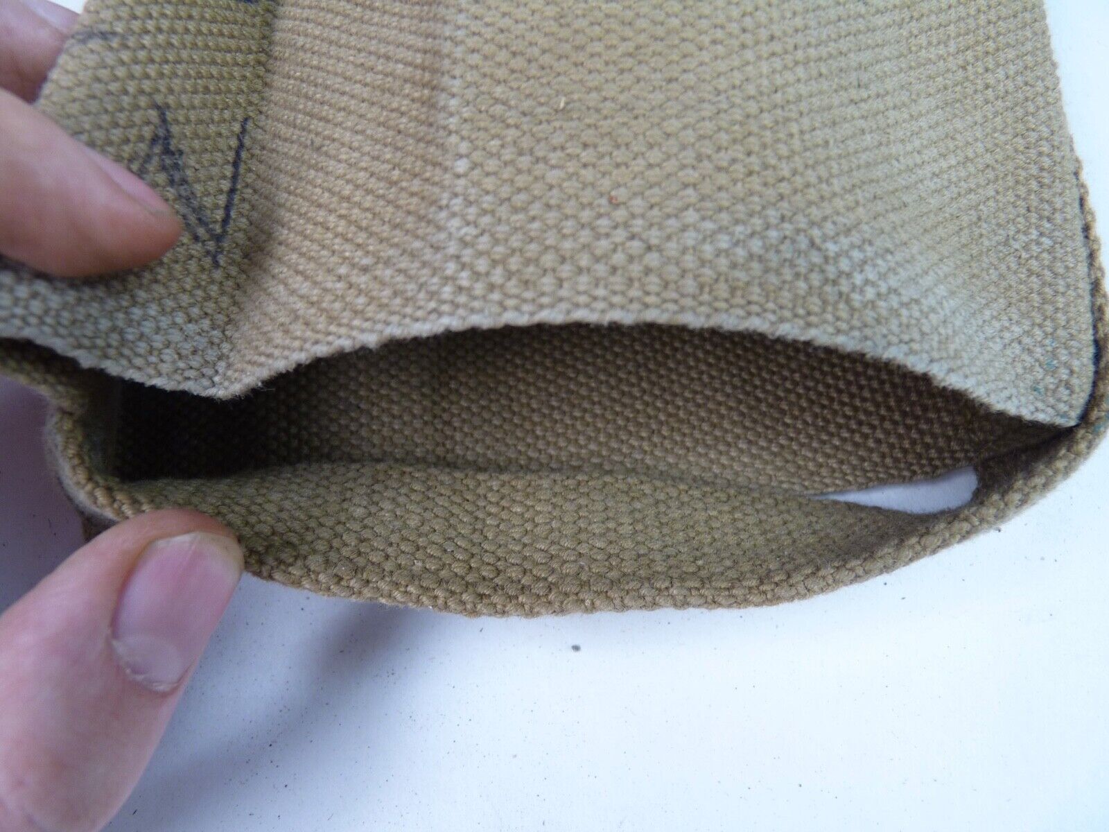 Original WW2 British Army Soldiers Water Bottle Carrier Harness - Dated 1944 - The Militaria Shop