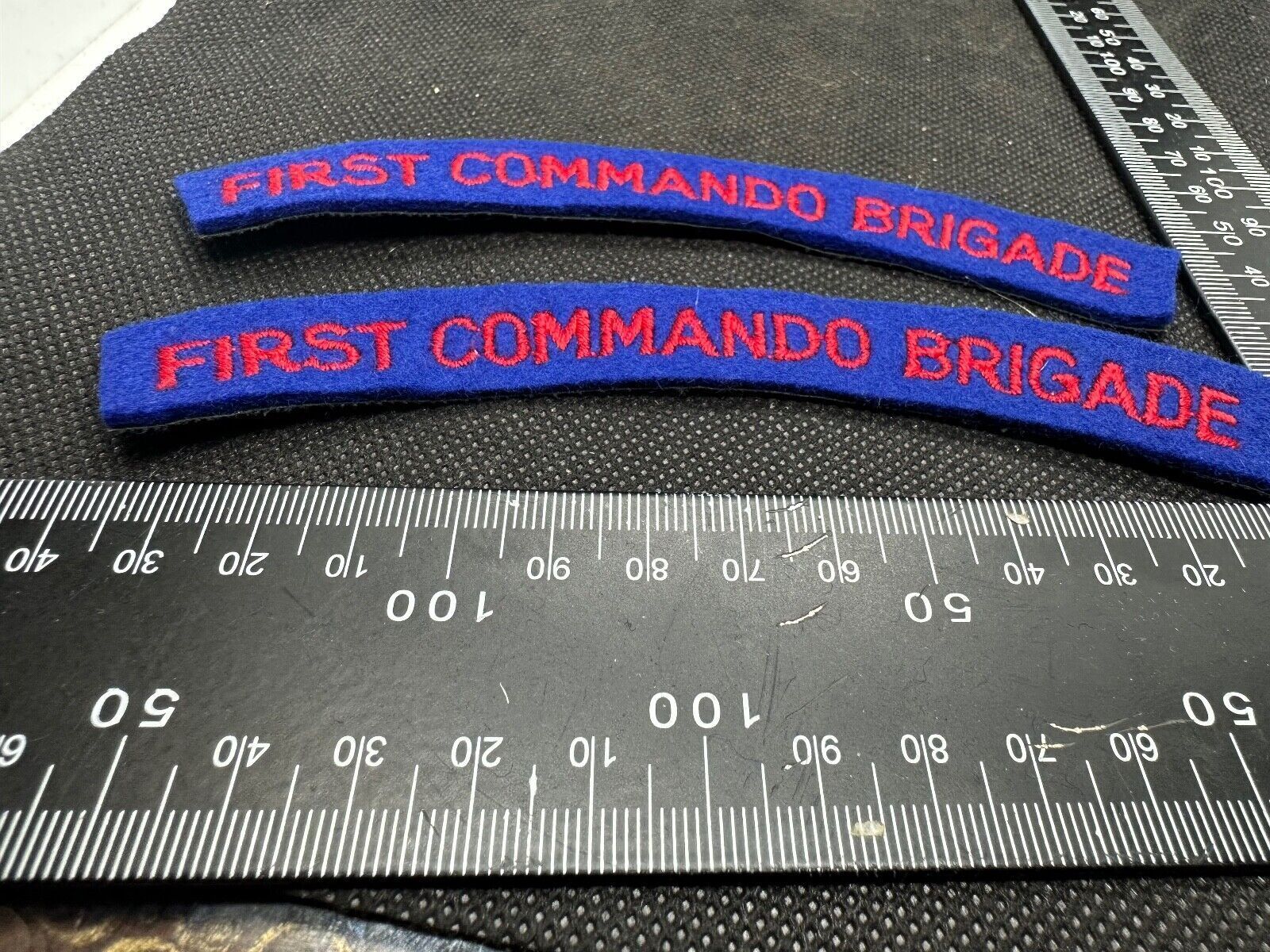 First Commando Brigade British Army Shoulder Titles - Nice Reproduction - The Militaria Shop
